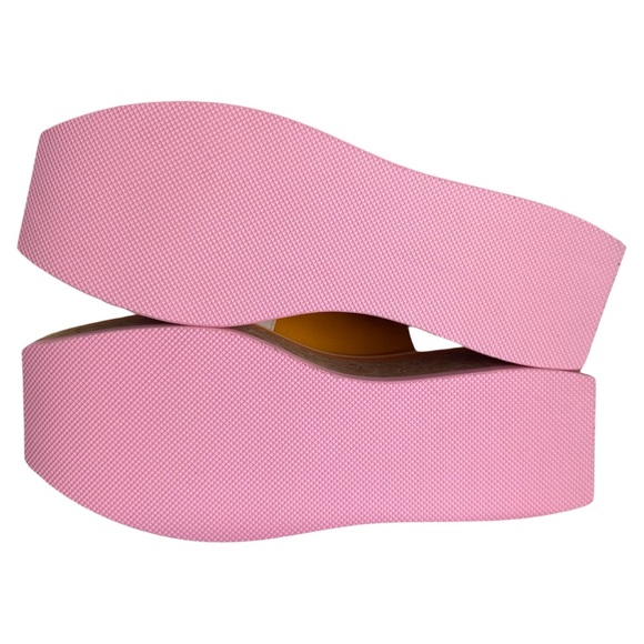 Robert Clergerie Umal Talco Blanc Agneau Soleil Yellow White Sandals 8.5 NWT - Picture 5 of 16